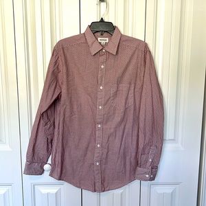 Men’s medium long sleeve button up by Haggar